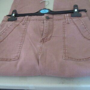 VANILLA STAR~Women's Jeans Size 11-Rose-Cotton Blend/W/Spandex-Chopped-Vintage
